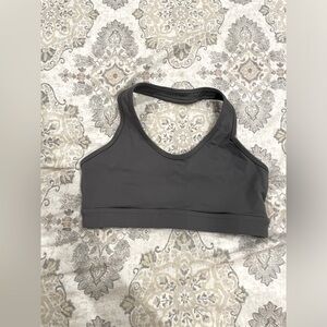 DiosaFit grey halter sports bra size L